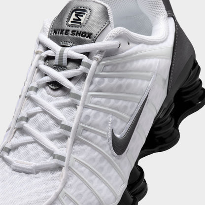 Nike Shox TL White / Metallic Cool Grey - Black
