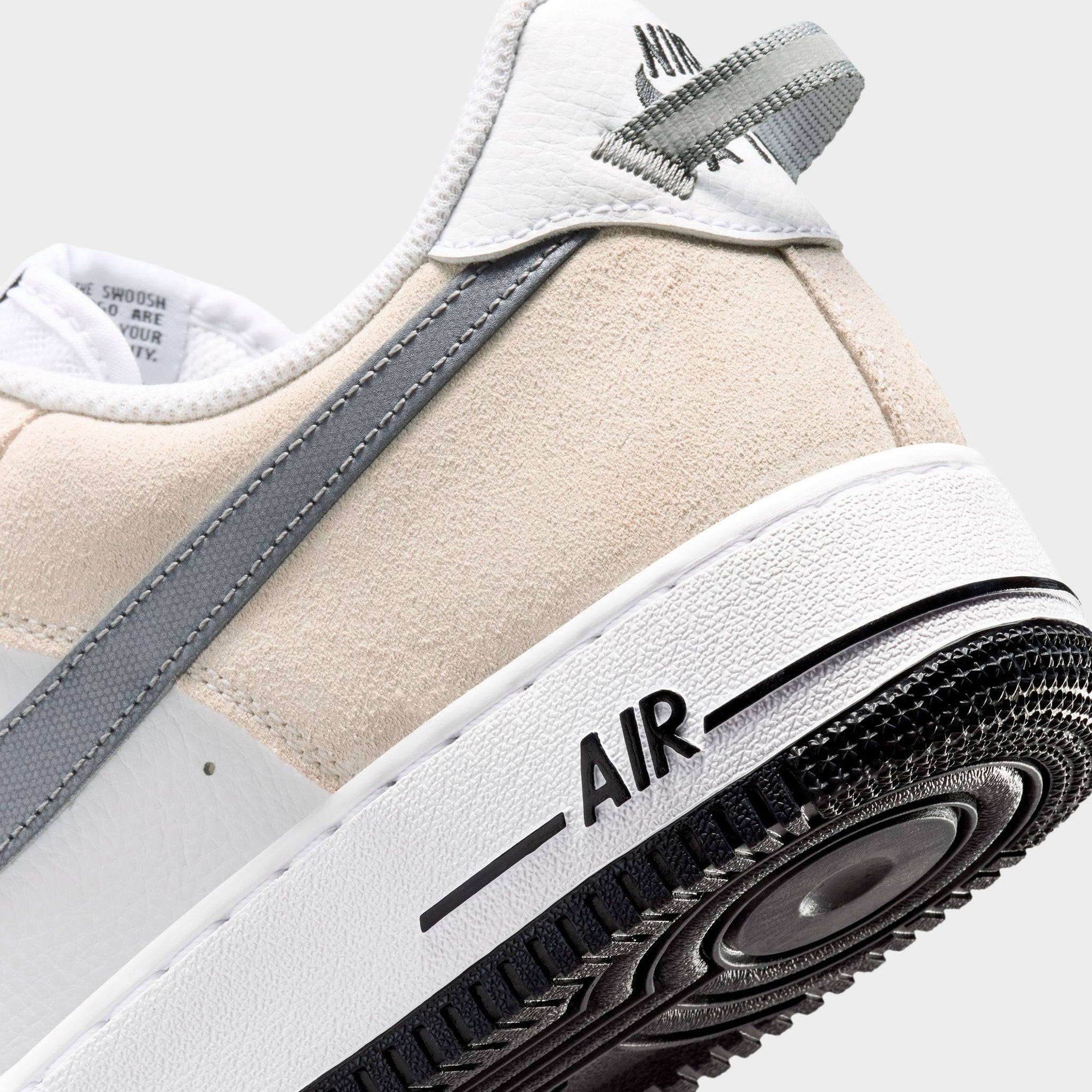 Nike Air Force 1 '07 LV8 White / Metallic Cool Grey - Black – JD