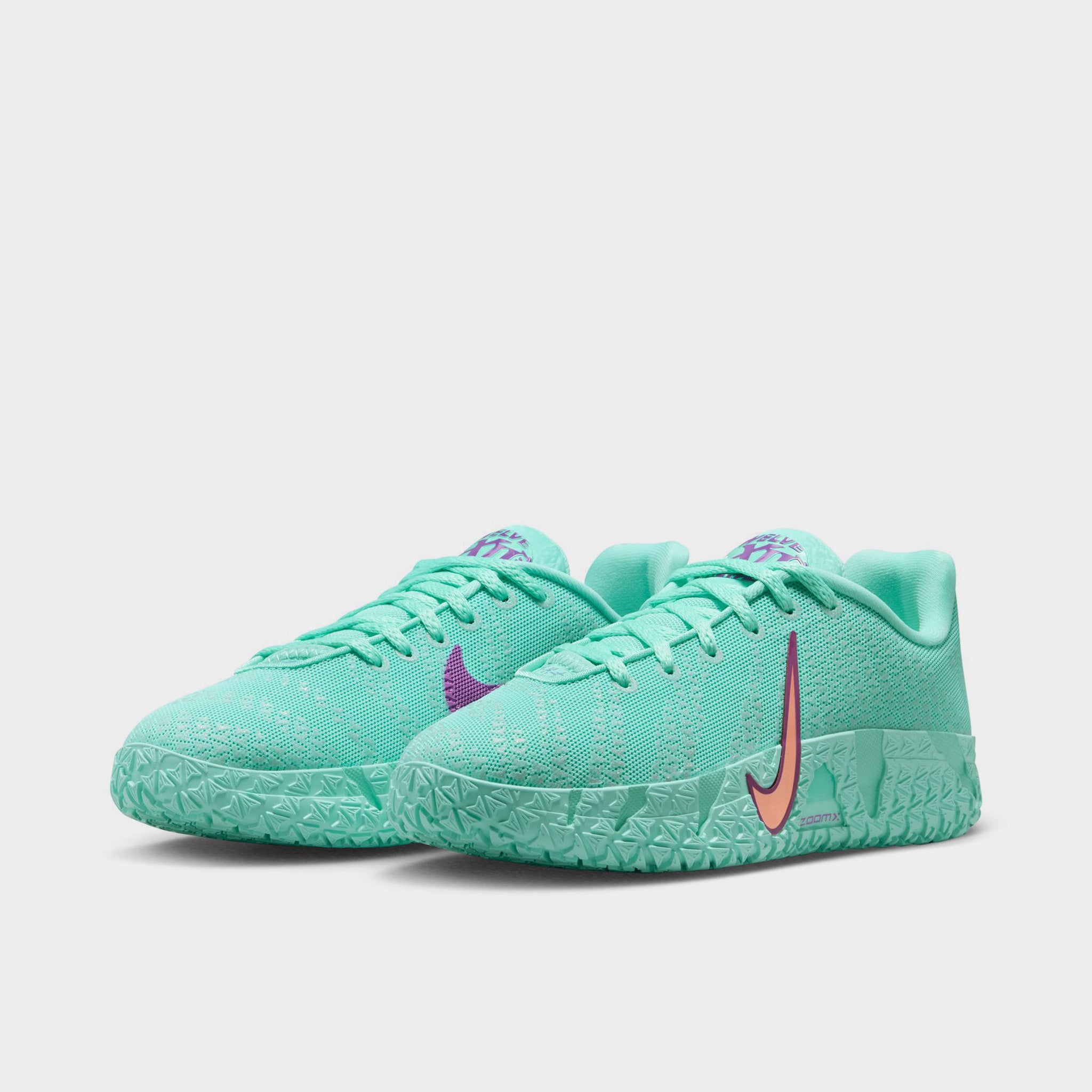 Nike Ja 3 12 Time GS Bleached Turquoise / Safety Orange - Vivid