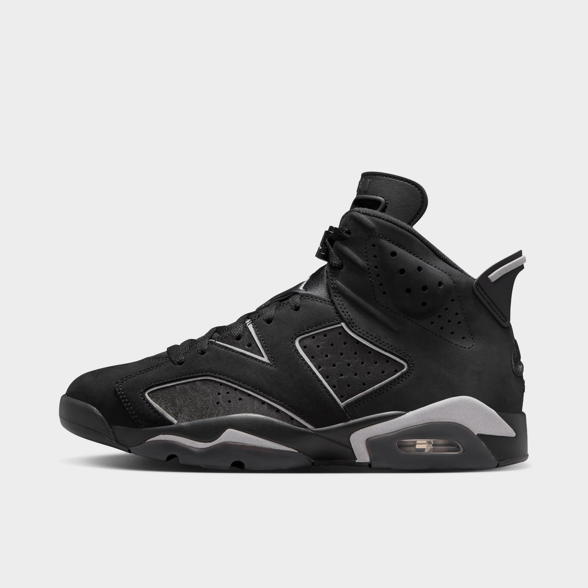 Air Jordan Sports JD – Black - Silver Reflect / Black Retro 6 Jordan ブラック 6 RETRO シューズ(男性用)
