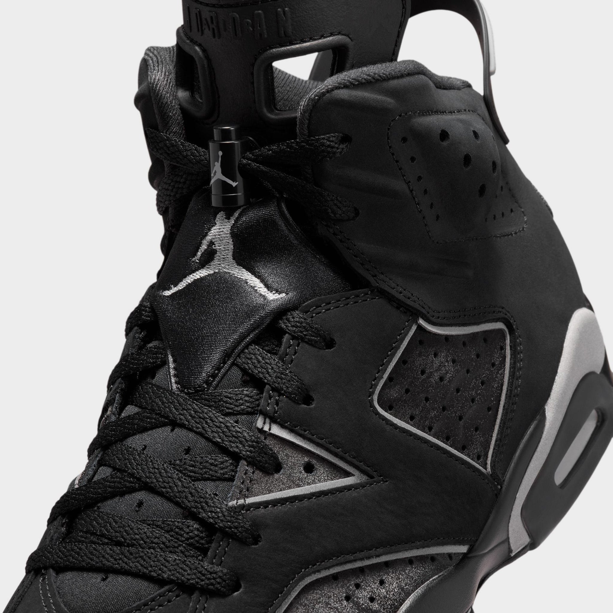 Air Jordan Kith – Black / Silver Reflect / Black - Retro 6 Jordan Air Jordan ブラック 6 RETRO シューズ(男性用)