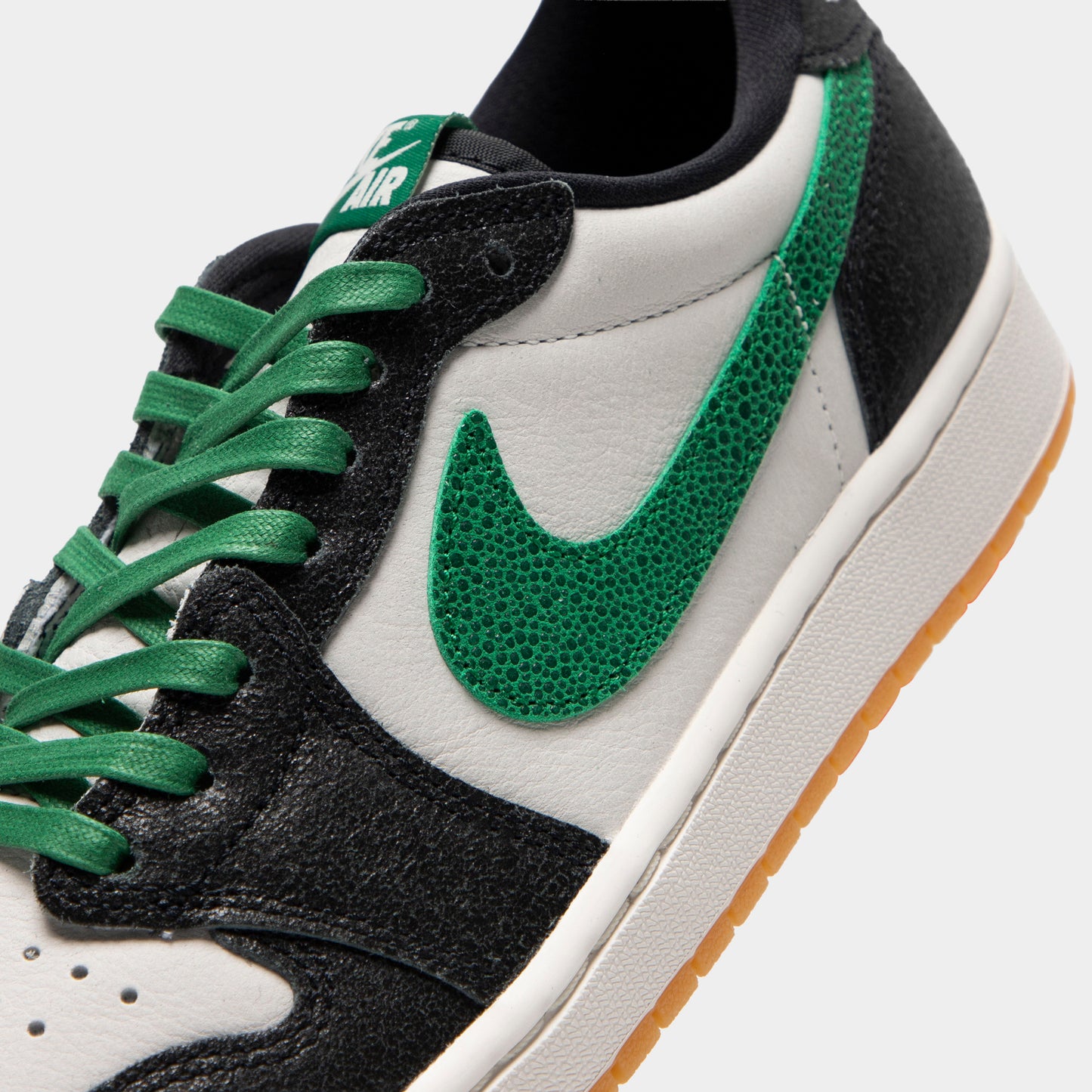 Jordan 1 Retro Low OG Phantom / Pine Green-Black