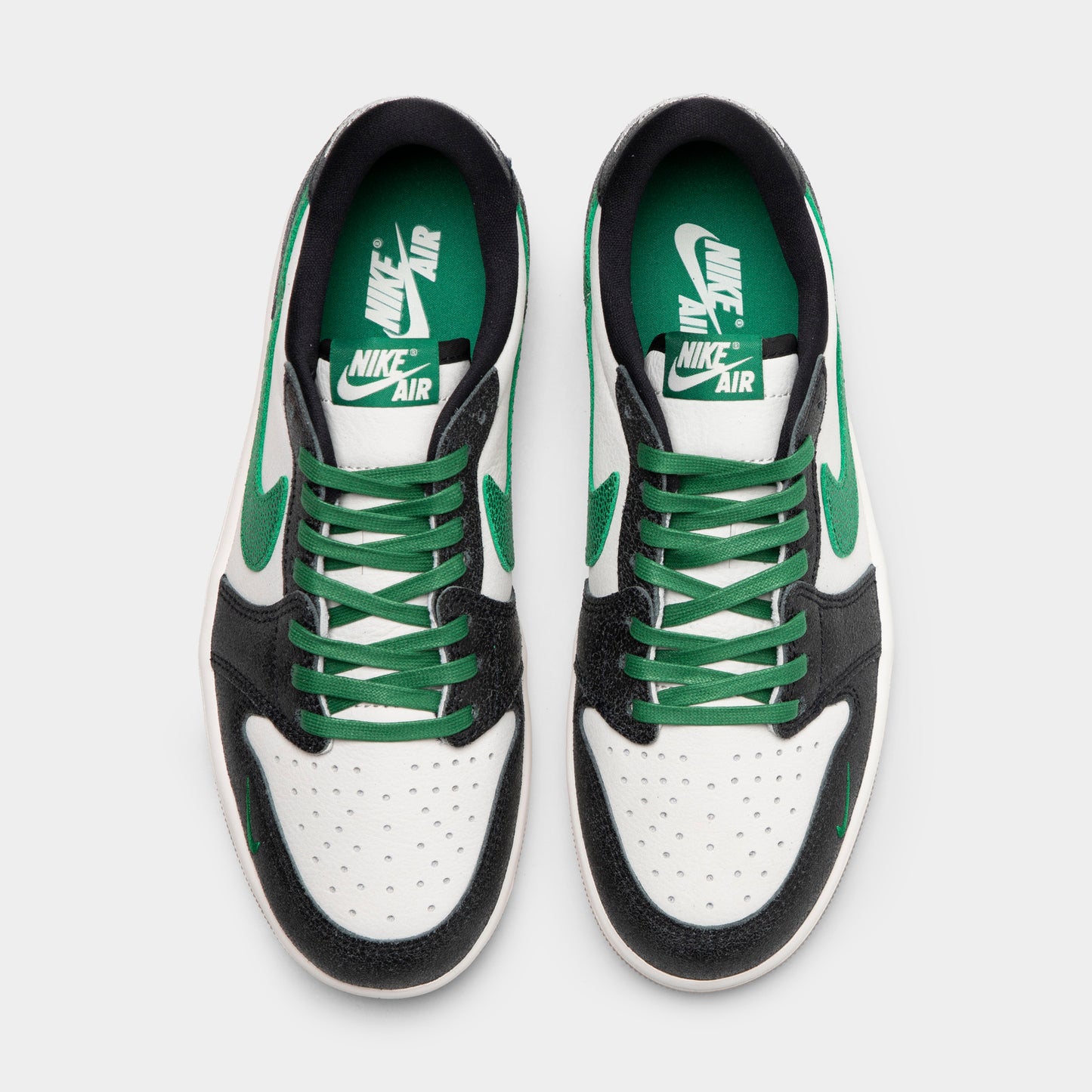 Jordan 1 Retro Low OG Phantom / Pine Green-Black