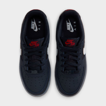 Nike Air Force 1 GS Bleu Obsidienne Foncé / Blanc - Noir