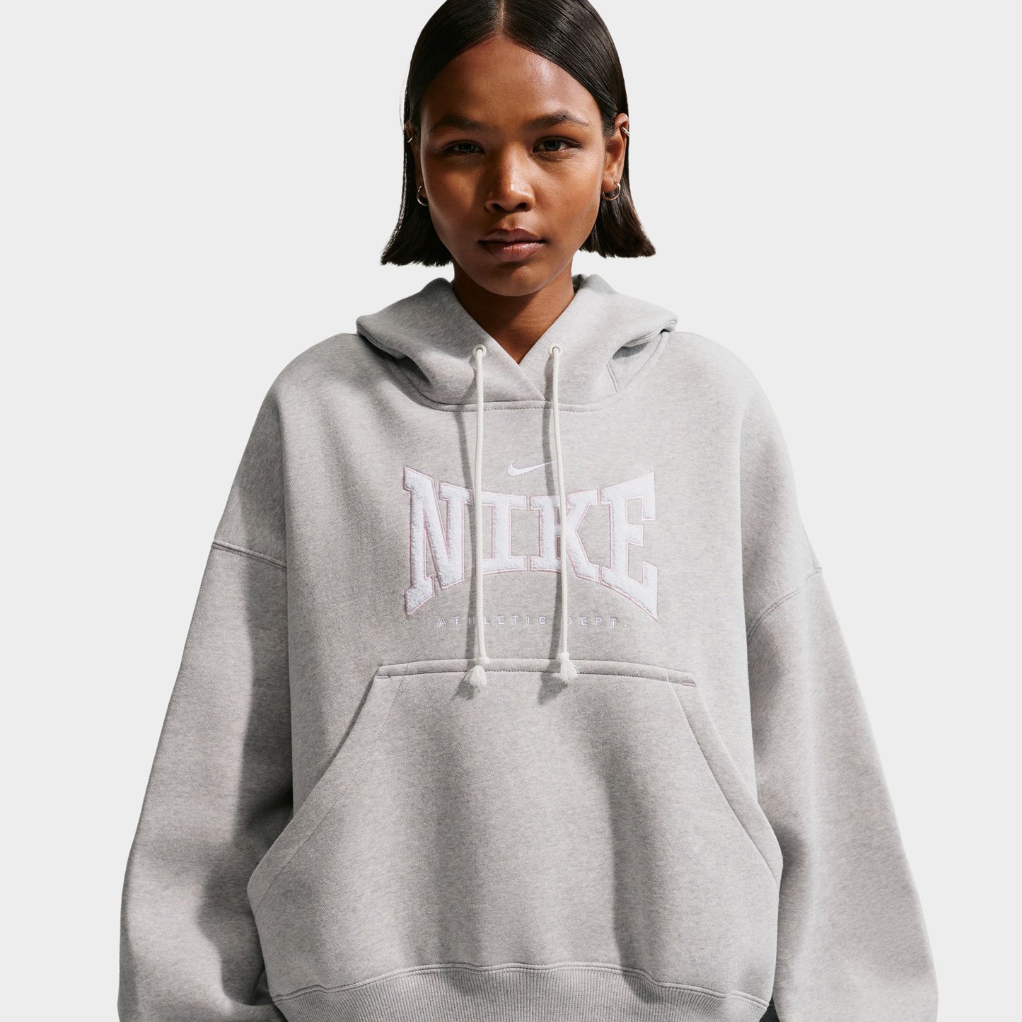 Nike Sportswear Femmes Phoenix Fleece Chandail à capuche surdimensionné  GX1 / Platine pur