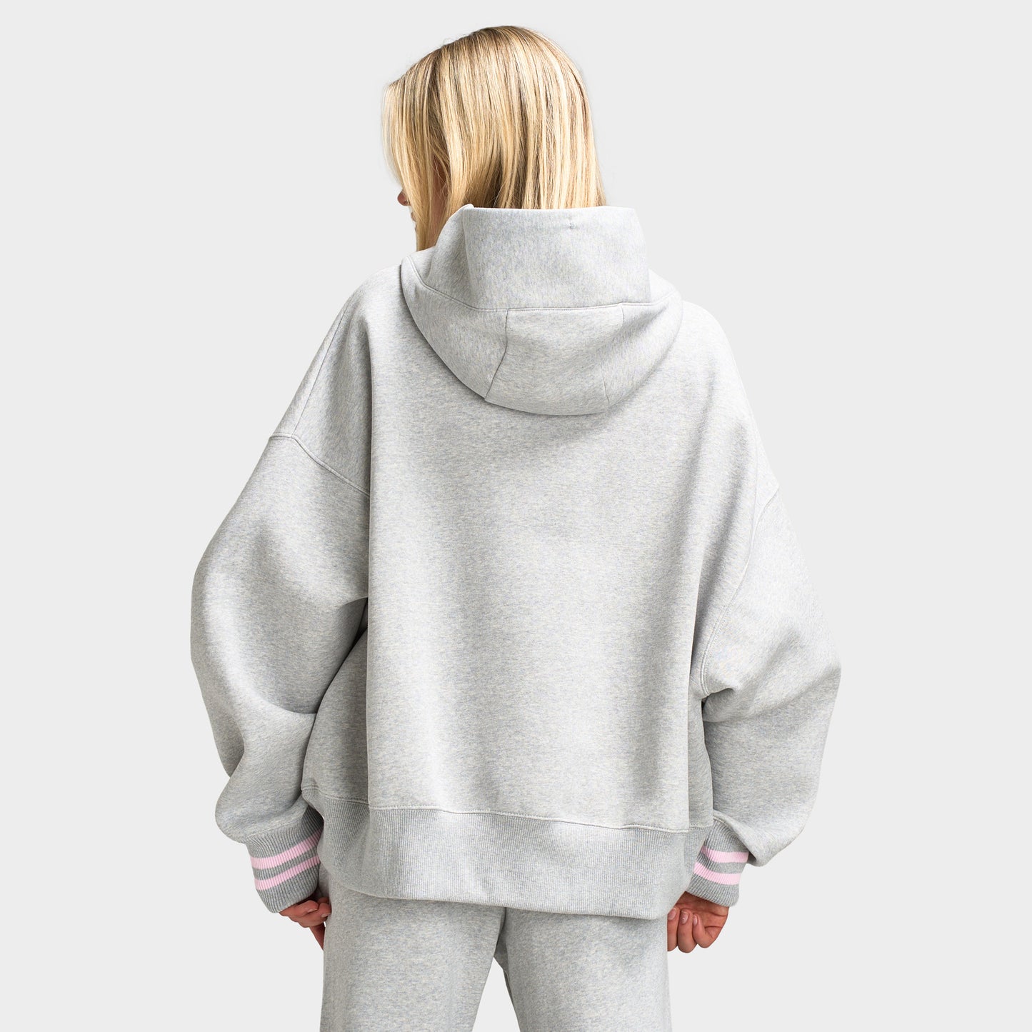 Nike Sportswear Femmes Phoenix Fleece Chandail à capuche surdimensionné  GX1 / Platine pur