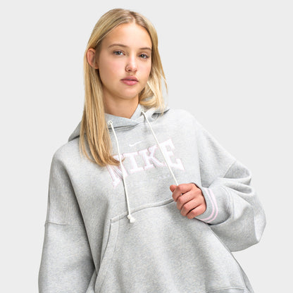 Nike Sportswear Femmes Phoenix Fleece Chandail à capuche surdimensionné  GX1 / Platine pur