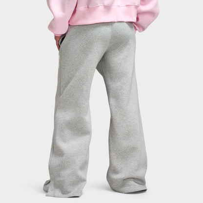 Nike Sportswear Femmes Phoenix Fleece Pantalon Taille haute à Jambes Larges / Platine pur