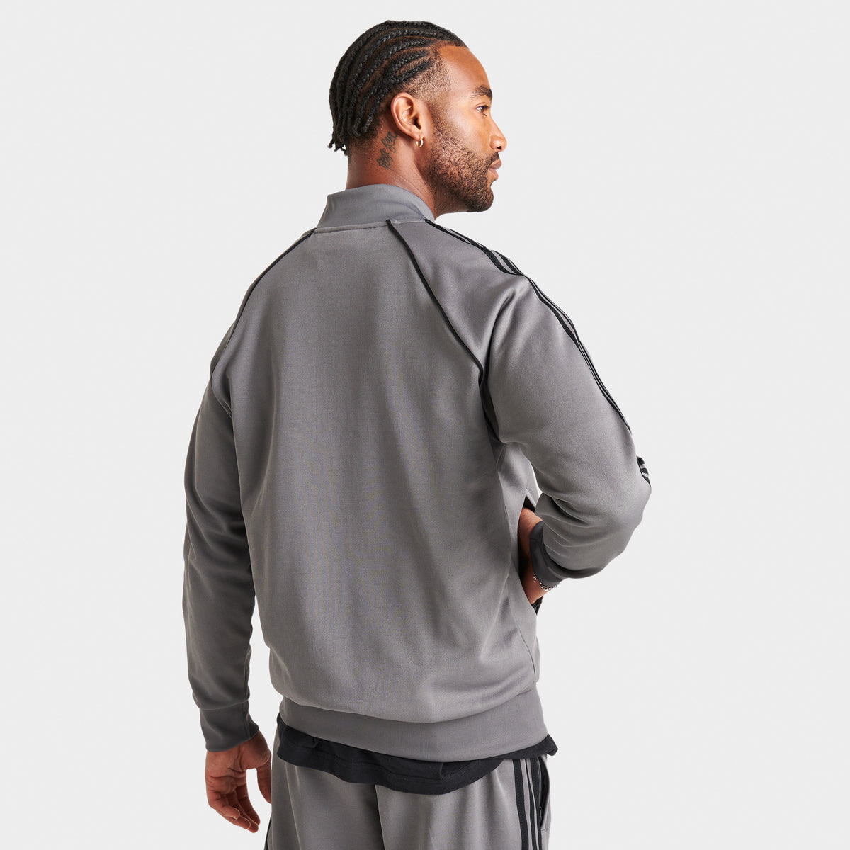 adidas Originals SST Track Jacket Grey Four / Black | JD Sports Canada