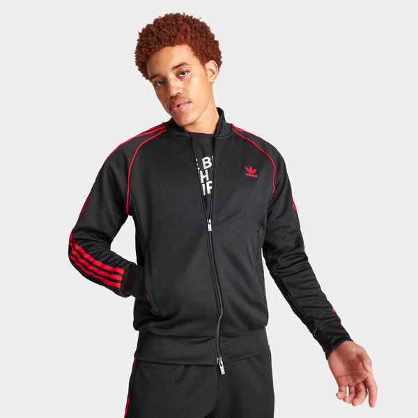 クリスマス特集2025 adidas Originals SST Track Jacket Black / Better Scarlet ジャケット・アウター