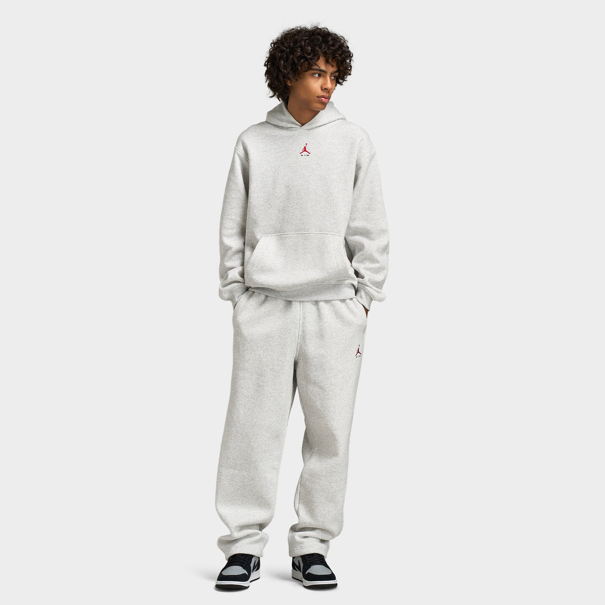 Jordan Brooklyn Hoodie / Neutral Grey