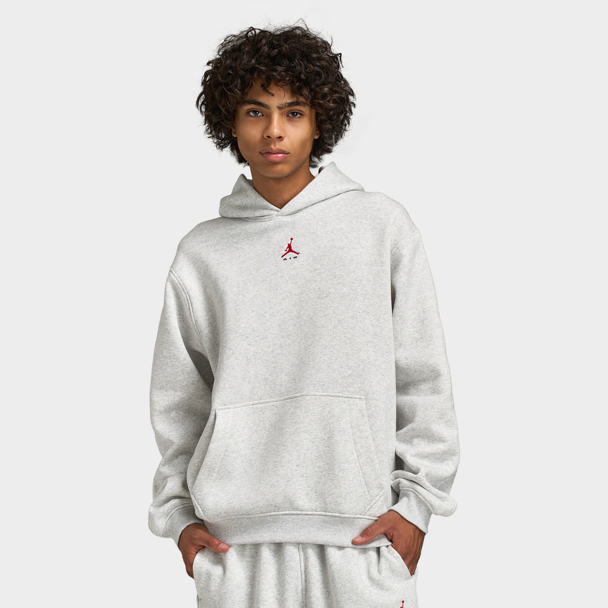 Jordan Brooklyn Hoodie / Neutral Grey