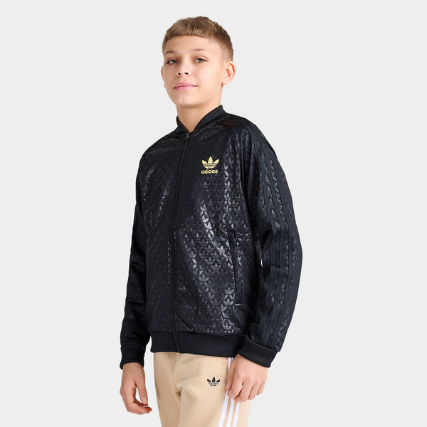 Adidas originals superstar clearance track jacket in black