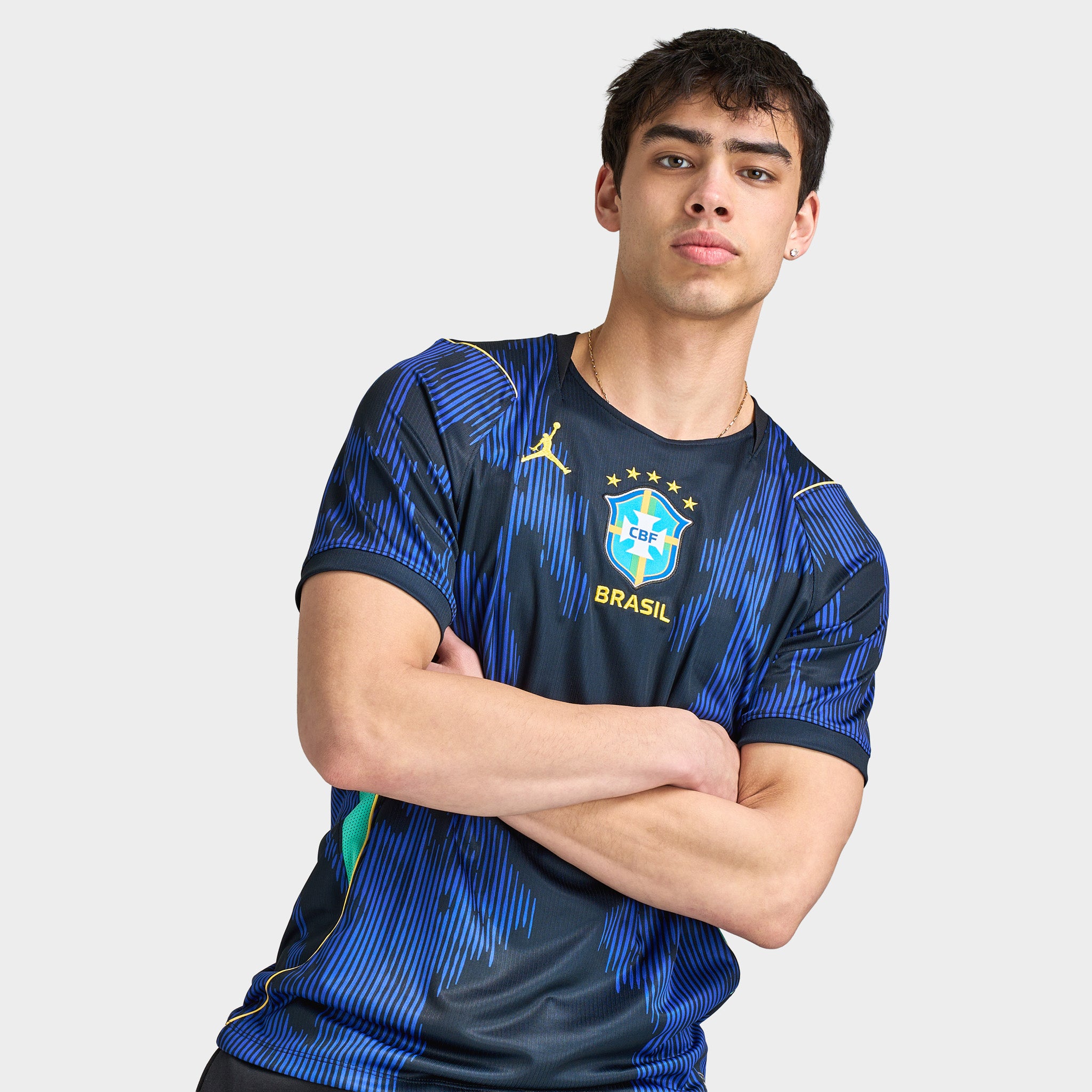 Jordan Brazil CBF Away Jersey Old Royal / Black – JD Sports