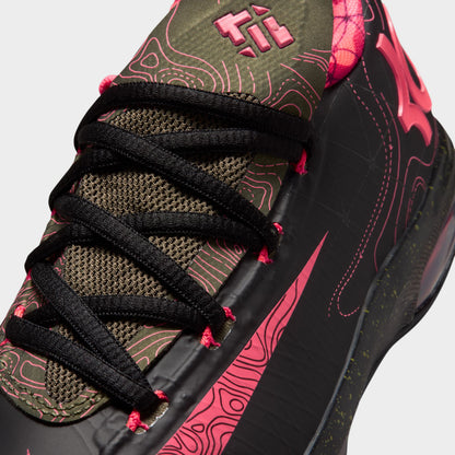 Nike KD VI GS Black / Atomic Red - Medium Olive