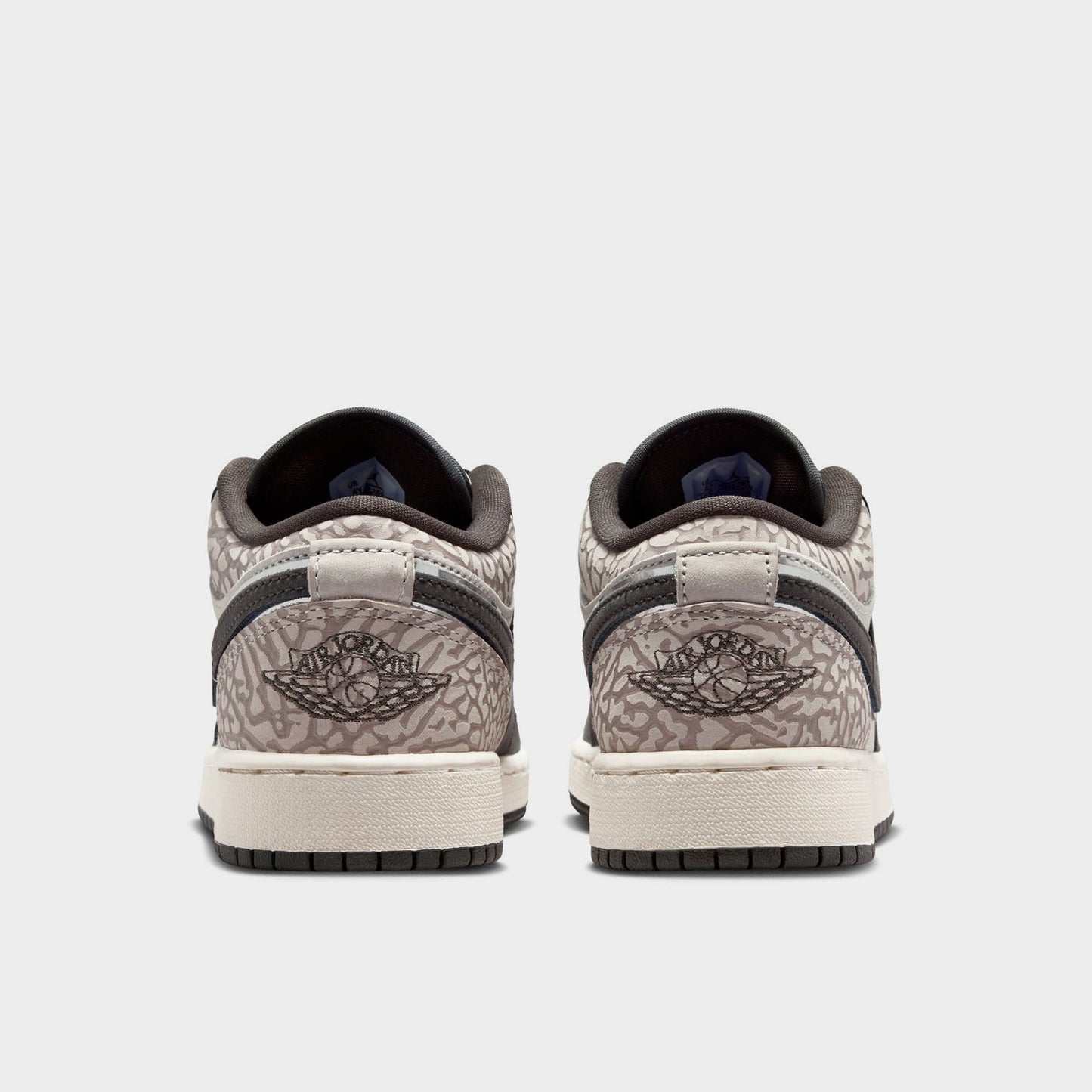 Jordan 1 Low SE GS Voile / Infrarouge - Gris anthracite