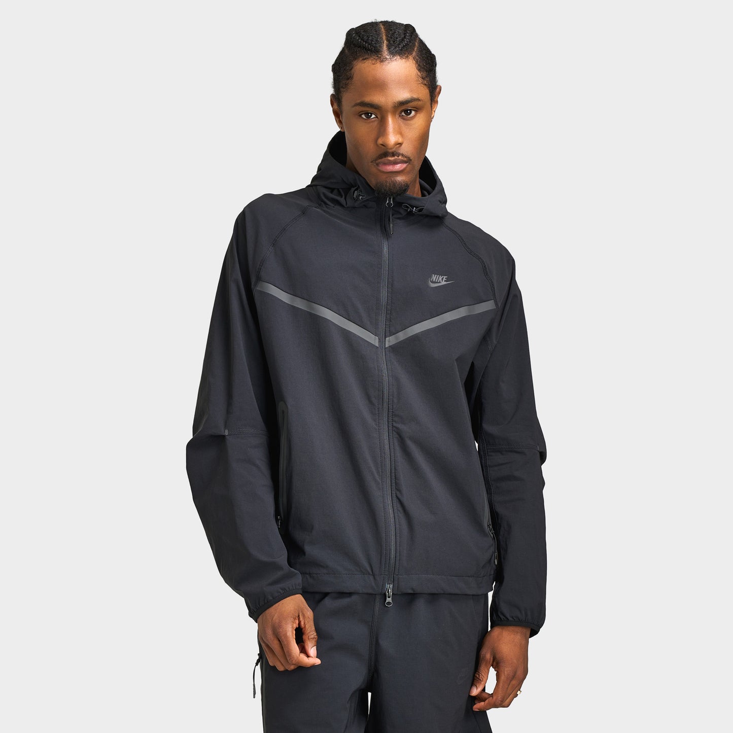 Nike Tech Woven Veste zippée intégrale / Noir / Noir