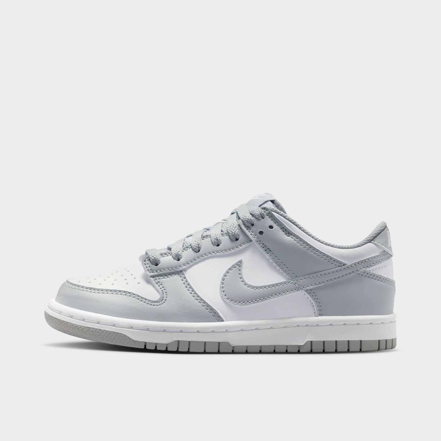 Nike Juniors' Dunk GS White / Light Smoke Grey - White