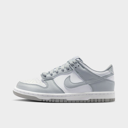 Nike Juniors' Dunk GS White / Light Smoke Grey - White