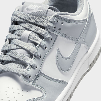 Nike Juniors' Dunk GS White / Light Smoke Grey - White