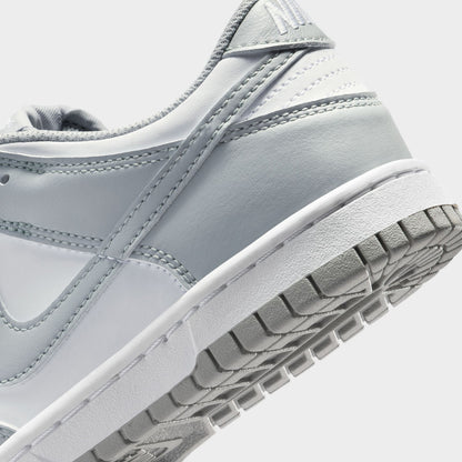 Nike Juniors' Dunk GS White / Light Smoke Grey - White