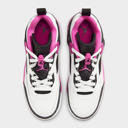 Jordan Spizike Low GS White / Laser Fuchsia - Black