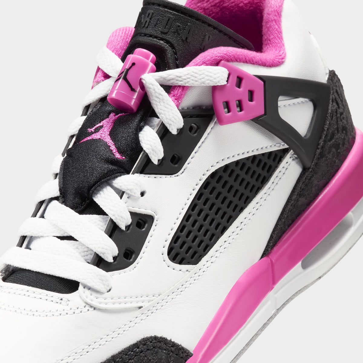 Jordan Spizike Low GS White / Laser Fuchsia - Black