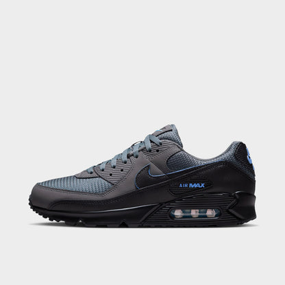 Nike Air Max 90 Light Smoke Grey / Black-Football Blue