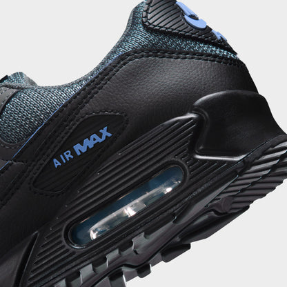 Nike Air Max 90 Light Smoke Grey / Black-Football Blue