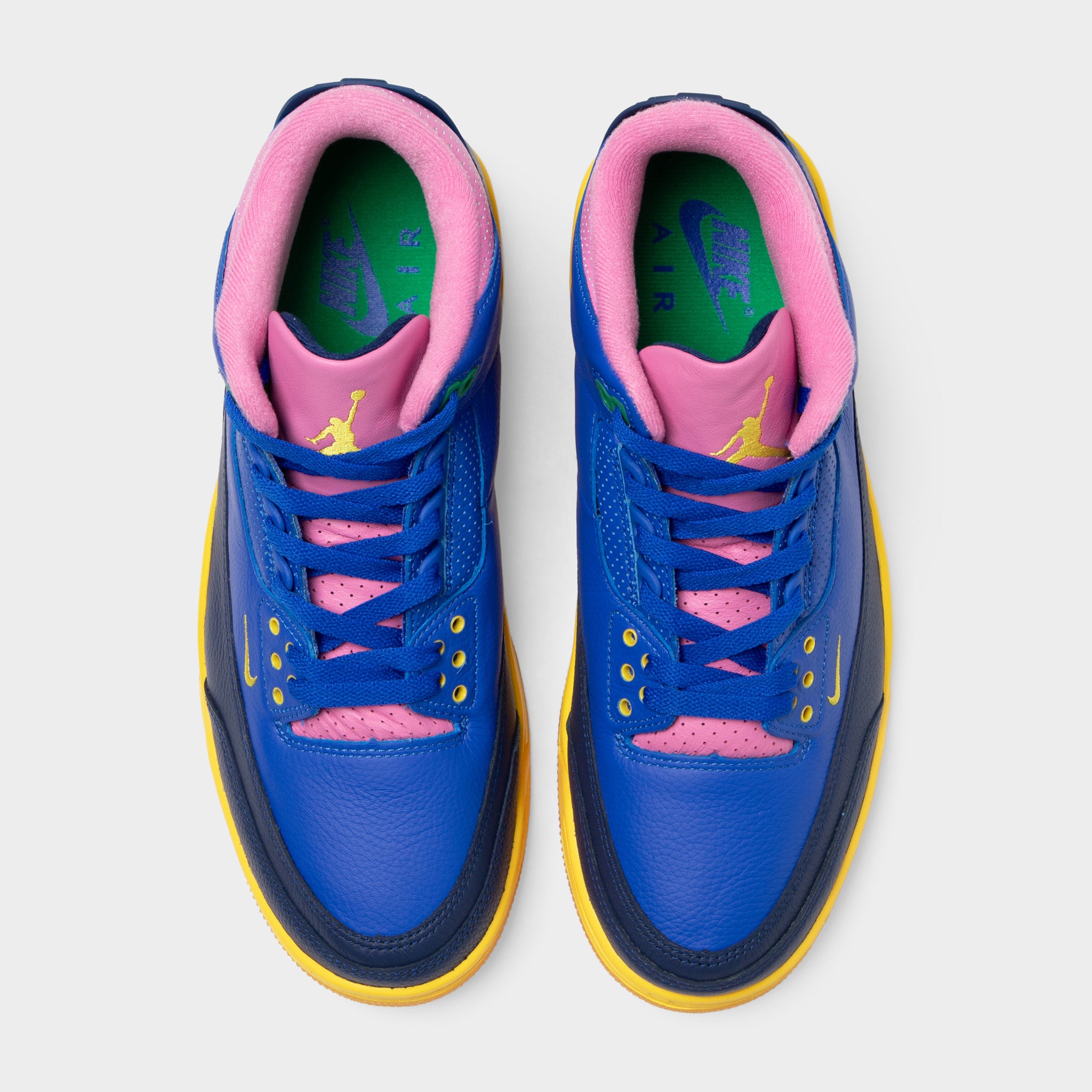 Jordan 3 Retro OG Brazil Racer Blue / Lucky Green-Blue Void – JD