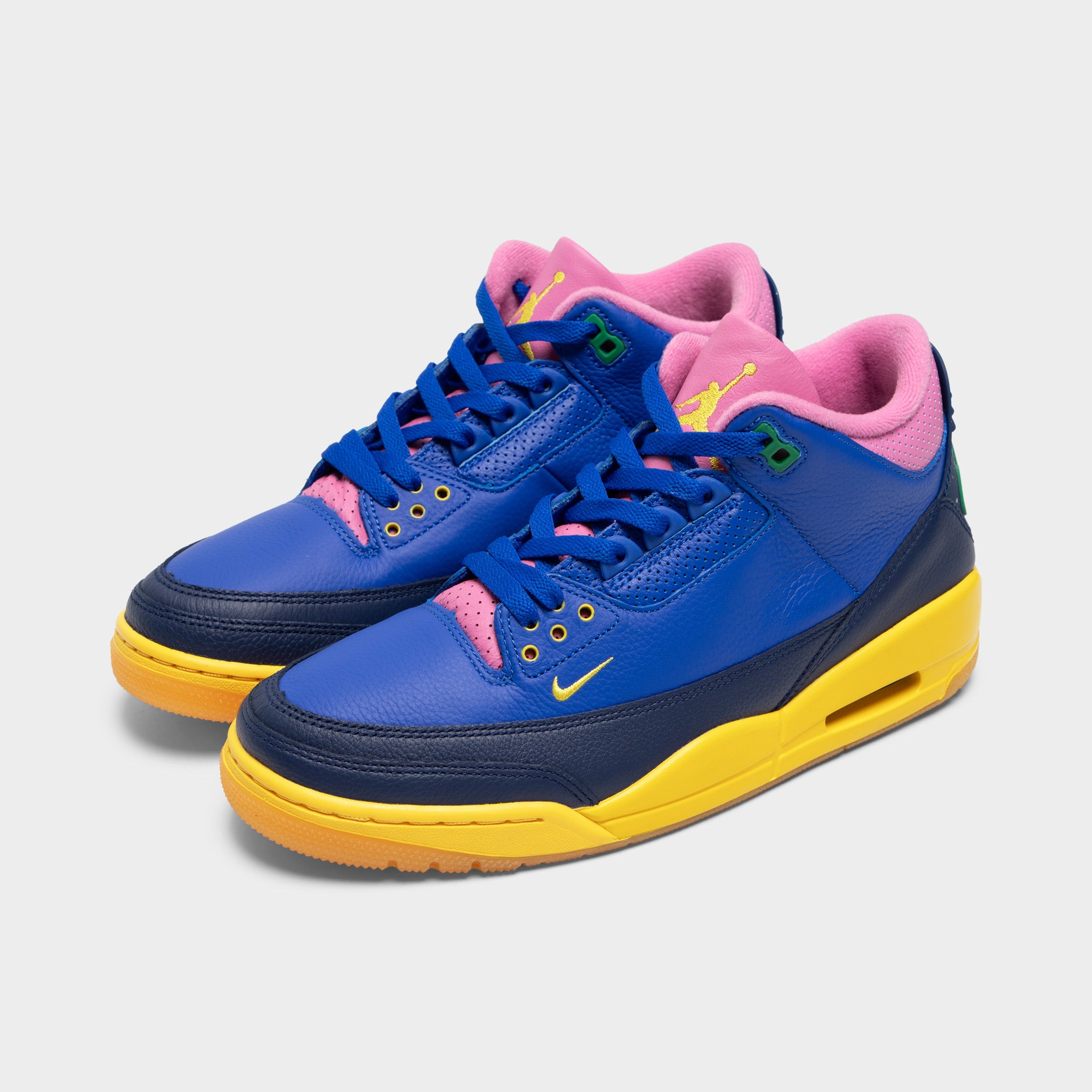 Jordan 3 Retro OG Brazil Racer Blue / Lucky Green-Blue Void – JD