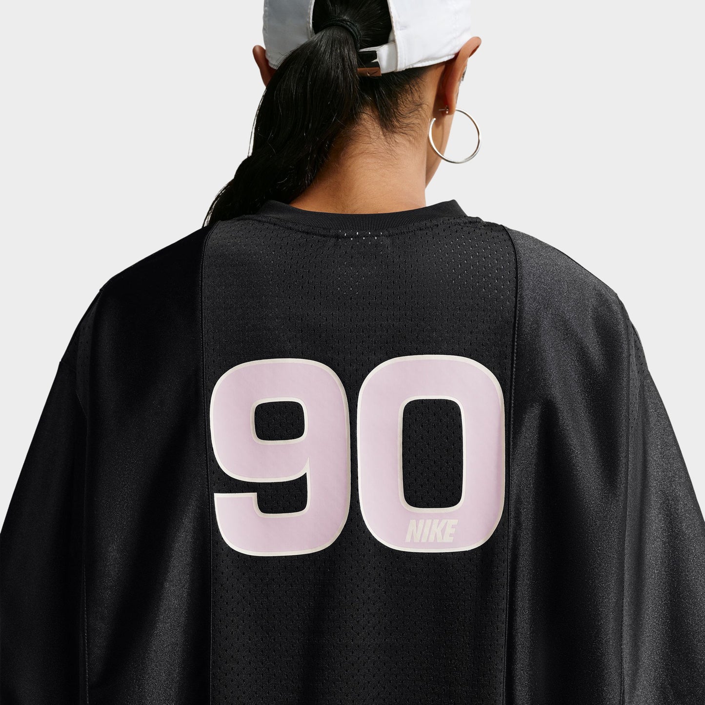 Nike Femmes Sportswear Haut de Maillot Graphique à Manches Courtes / Noir