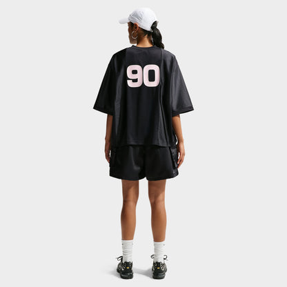 Nike Femmes Sportswear Haut de Maillot Graphique à Manches Courtes / Noir