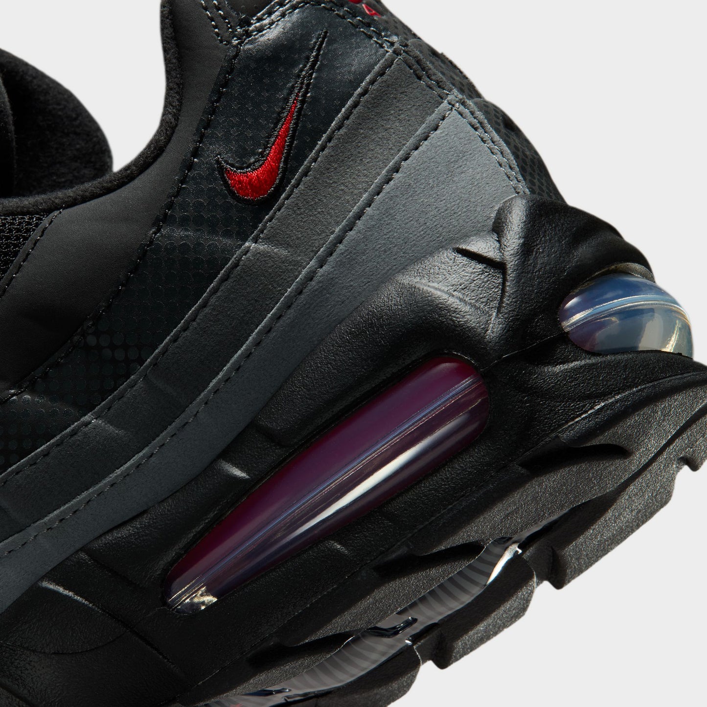 Nike Air Max 95 Big Bubble Noir / Rouge Université