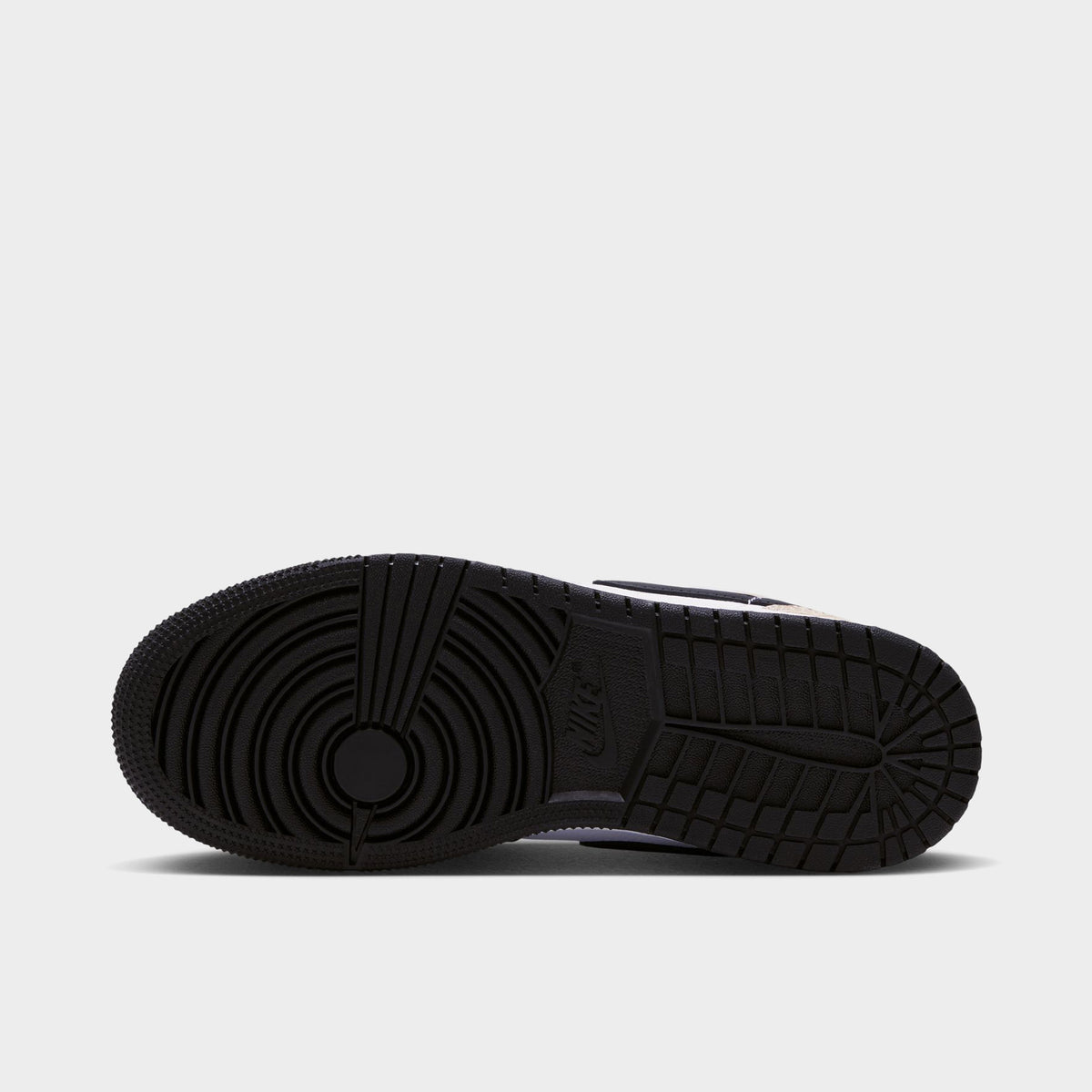 Jordan 1 Mid SE GS Noir / Rouge Équipe - Gomme
