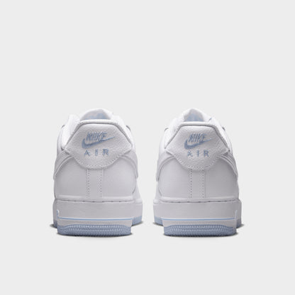 Nike Air Force 1 '07 LV8 Blanc / Blanc - Bleu Hydrogène