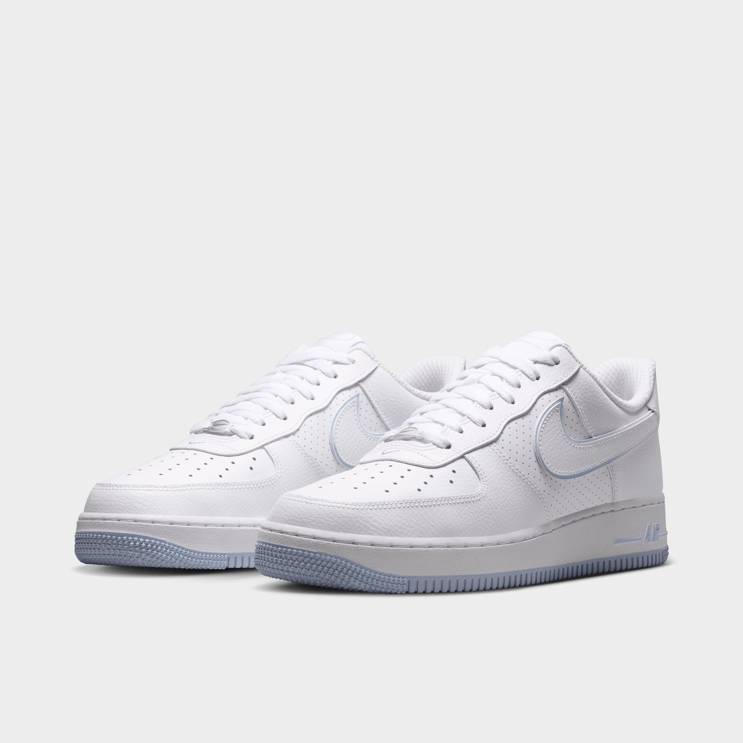 Nike Air Force 1 '07 LV8 Blanc / Blanc - Bleu Hydrogène