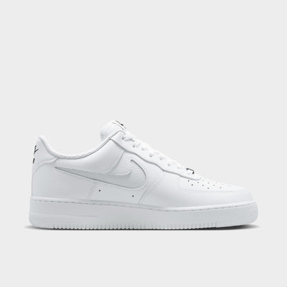 Nike Air Force 1 '07 LV8 Blanc / Argent réfléchissant - Noir