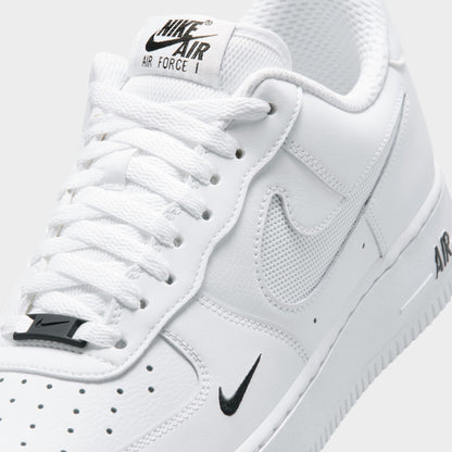 Nike Air Force 1 '07 LV8 Blanc / Argent réfléchissant - Noir