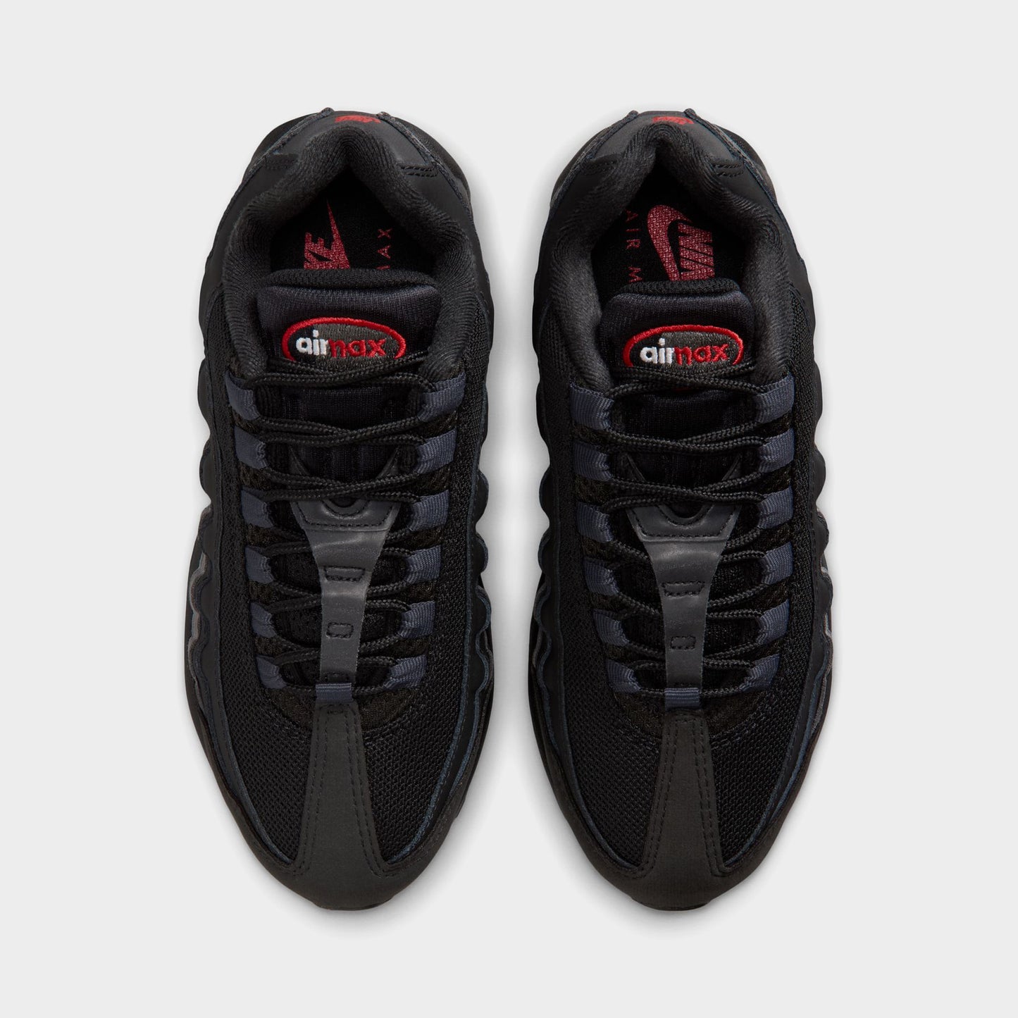 Nike Air Max 95 BB GS Noir / Rouge Universitaire - Anthracite