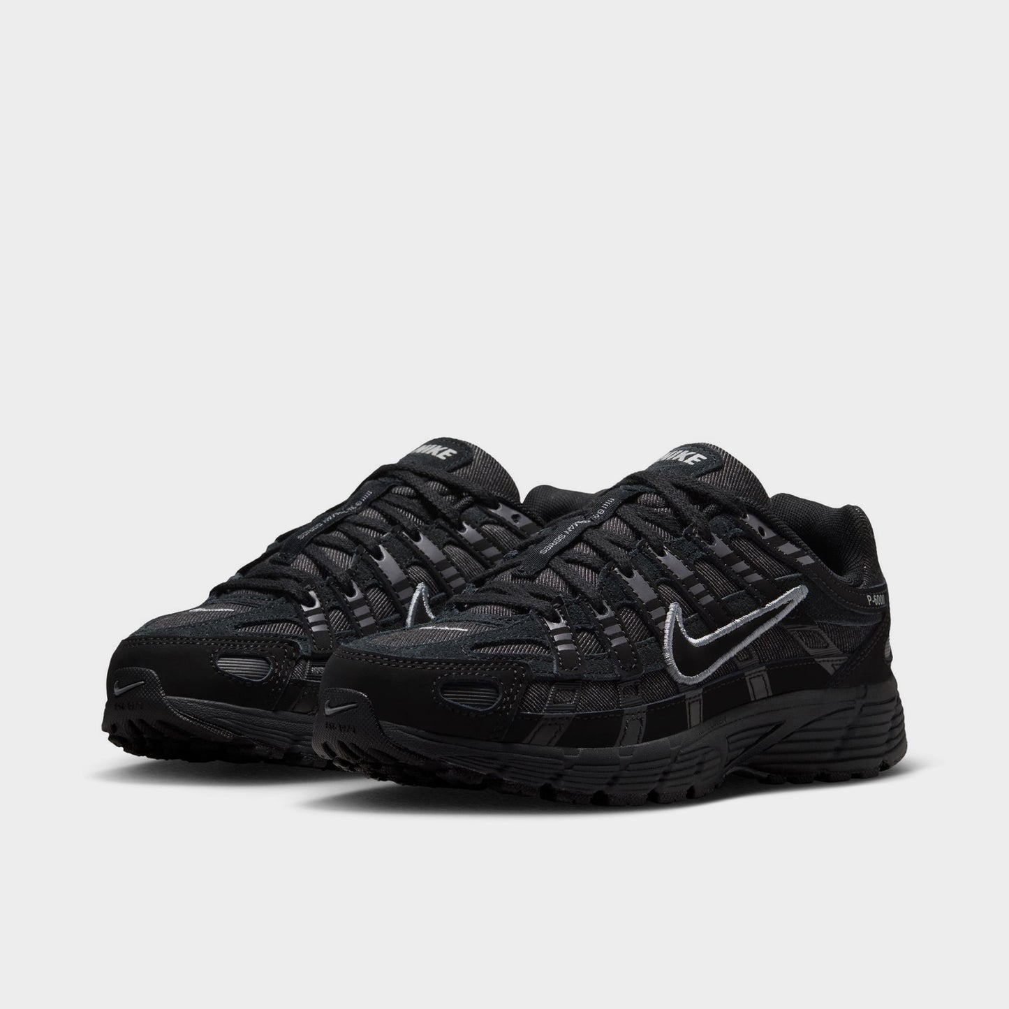 Nike P-6000 GS Noir / Argent réfléchissant-Anthracite