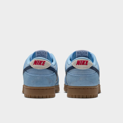 Nike Dunk Low Retro Bleu Doux / Marine Nuit - Blanc Sommet