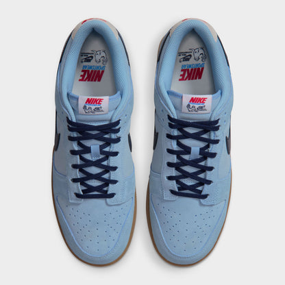 Nike Dunk Low Retro Bleu Doux / Marine Nuit - Blanc Sommet