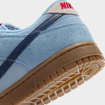 Nike Dunk Low Retro Bleu Doux / Marine Nuit - Blanc Sommet