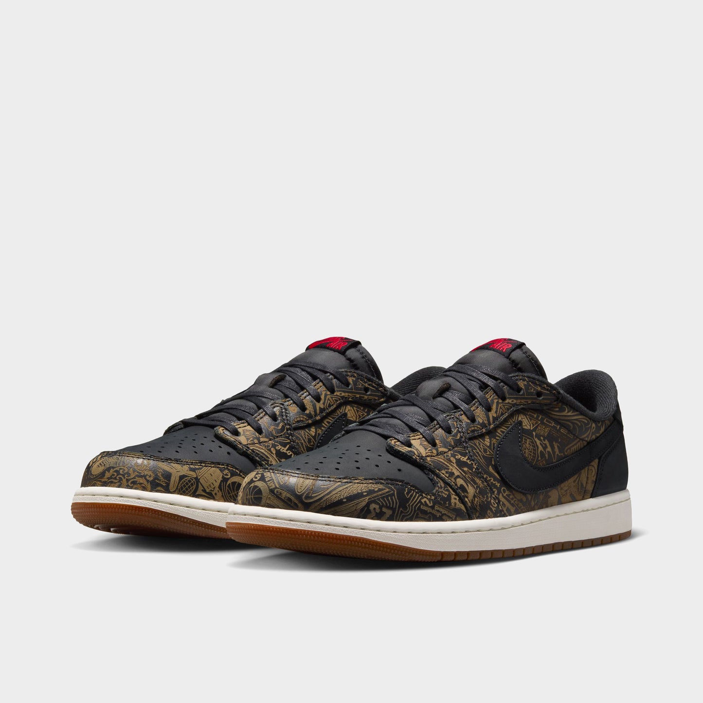 Jordan 1 Low OG Black / Varsity Red - Summit White