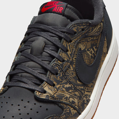 Jordan 1 Low OG Black / Varsity Red - Summit White