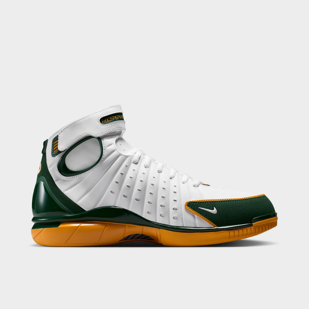 Nike Air Zoom Huarache Blanc / Forêt profonde - Or Canyon