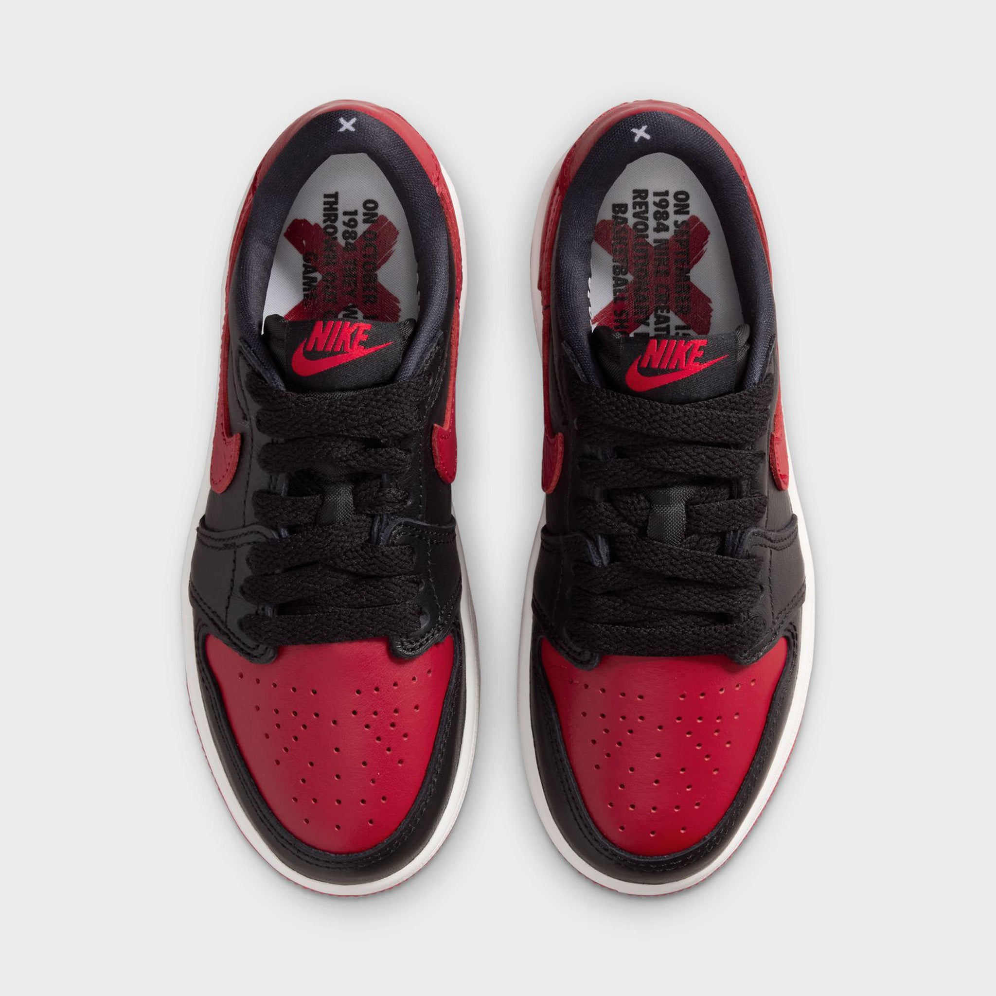 Jordan 1 Low OG Retro PS Black / Black - Varsity Red – JD Sports