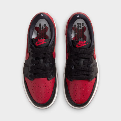 Jordan 1 Low OG Retro PS Noir / Noir - Rouge Varsity