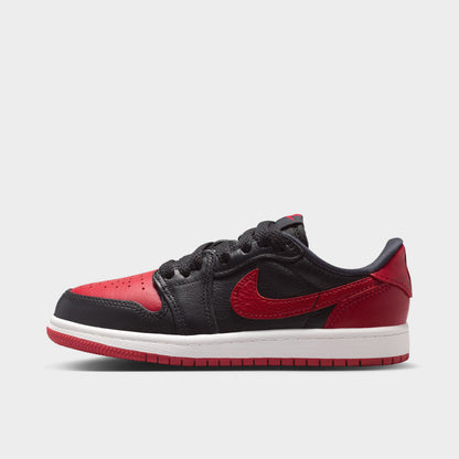 Jordan 1 Low OG Retro PS Noir / Noir - Rouge Varsity